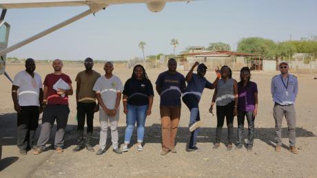 CURE International, MOHI and MAF Kenya team in Lodwar, Northern Kenya