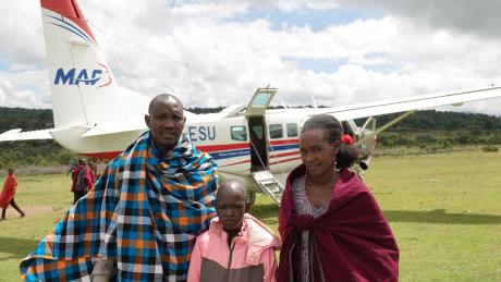 From left: Nicholas, Samuel and Mary Kulakul.