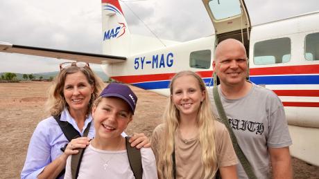 Photo of Paula and her family