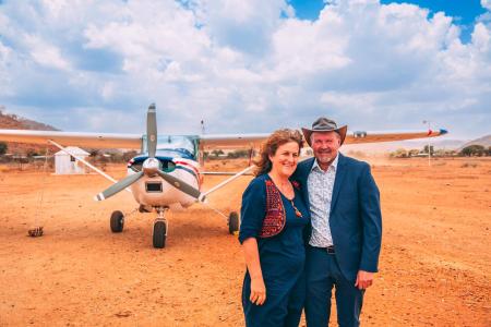 Pastor Peter Franz and his wife Rebekka.