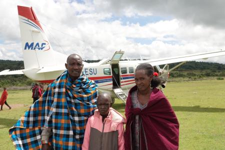 From left: Nicholas, Samuel and Mary Kulakul.