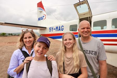 Photo of Paula and her family