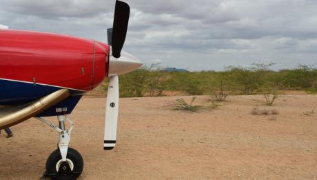 5Y-EST aircraft at Bura